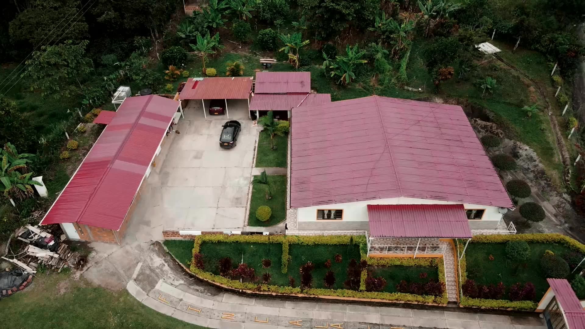 Paisaje de los orígenes cafeteros de Boyacá y Santander
